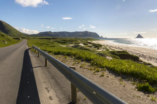 挪威罗弗敦沿国家旅游路线 Andenes 的景观 Andya — 图库照片