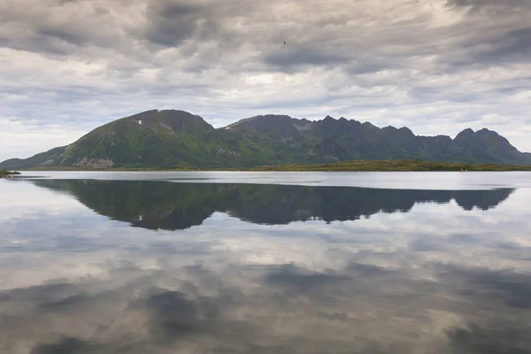 Landskap Små Nyksund Landet Ögruppen Lofoten Norge — Stockfoto