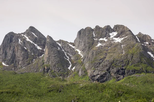 Krajina Malé Země Nyksund Ostrovy Lofoten Norsku — Stock fotografie