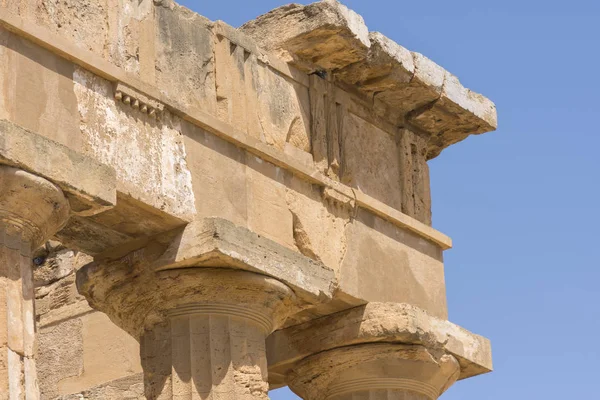 Antigos Templos Selinunte Agrigento Sicília Itália — Fotografia de Stock