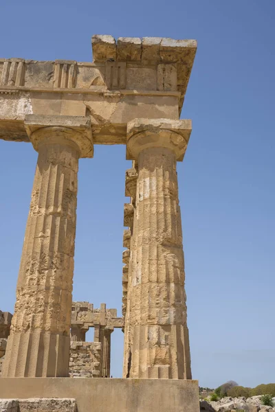 Древние Храмы Селинунте Агридженто Сицилии Италии — стоковое фото