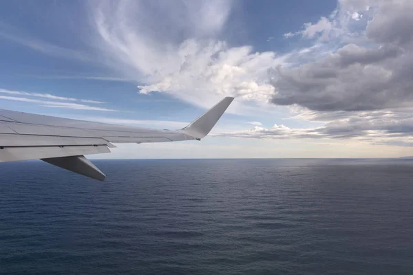 Vista Aérea Del Mar Sol Italia — Foto de Stock