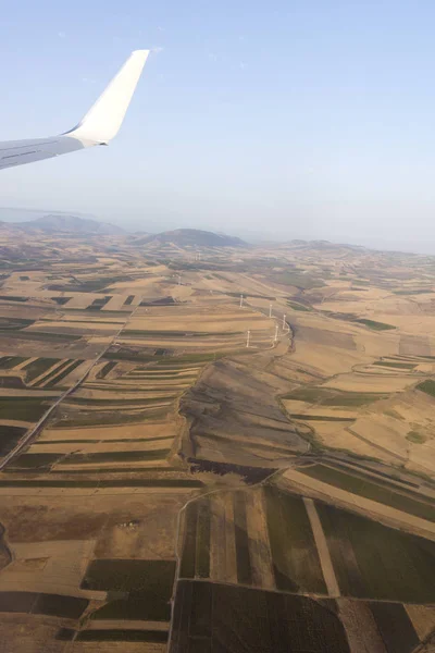 Vista Aérea Los Paisajes Sicilia Italia — Foto de Stock