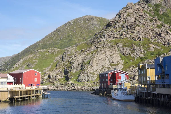 Деревня Нюунд Лофских Островах Норвегии — стоковое фото