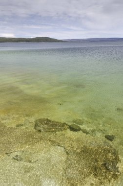 göller ve nehirler Yellowstone'da ile manzara