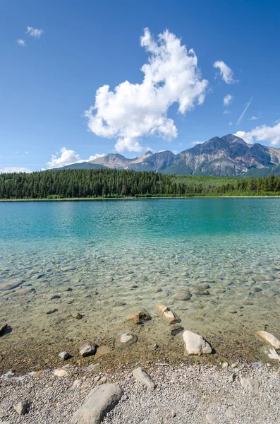 Riflessioni Sul Lago Patricia Jasper Canada — Foto Stock