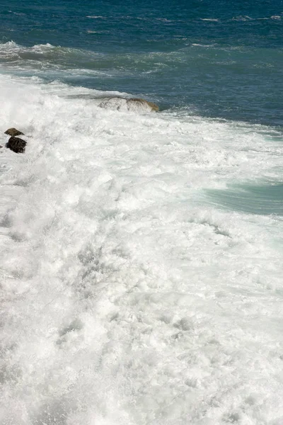 Liguria Varazze Sahil Üzerinde Deniz Manzarası — Stok fotoğraf