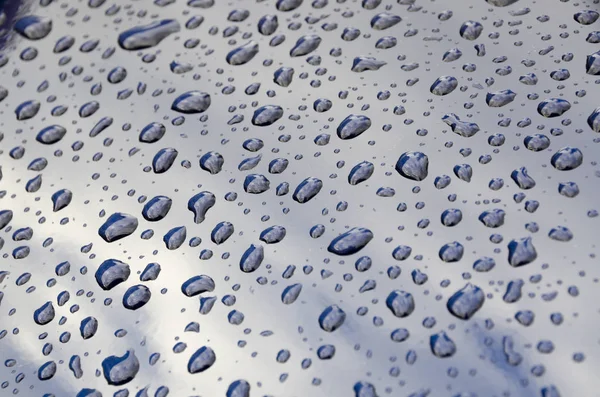 Raindrops Car Body Canada — Stock Photo, Image