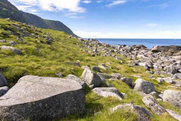 Landschaft Geschützten Parkgebiet Borga Eggum Eggum Lofoten Norwegen — Stockfoto