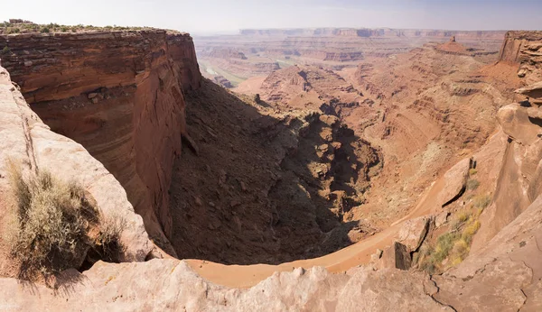 Krajobraz Canyonlands Park Narodowy Stanach Zjednoczonych Ameryki — Zdjęcie stockowe