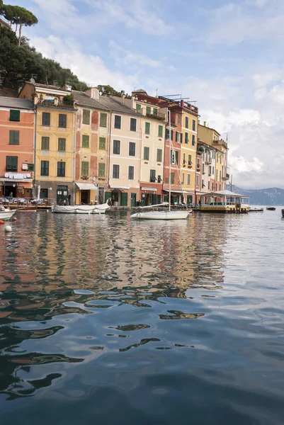 Paisajes Casas Villas Costa Portofino Génova Italia — Foto de Stock