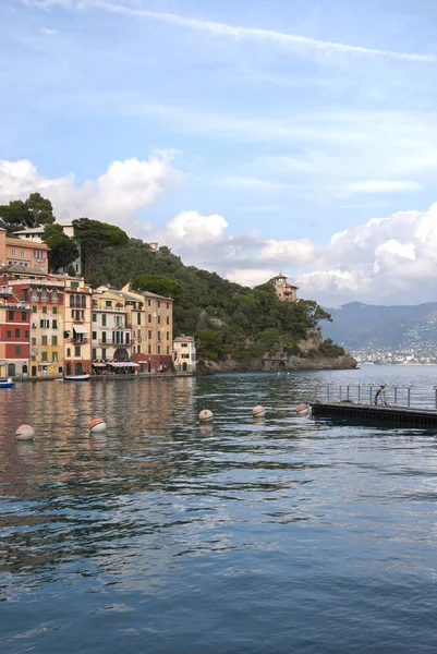 Paisajes Casas Villas Costa Portofino Génova Italia — Foto de Stock