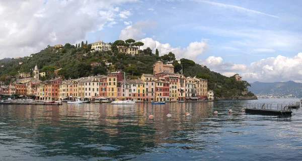 Landschappen Huizen Villa Aan Kust Van Portofino Genua Italië — Stockfoto