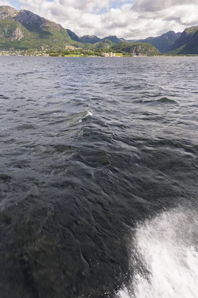 Paysage Entre Mer Montagne Stavanger Lofoten Norvège — Photo