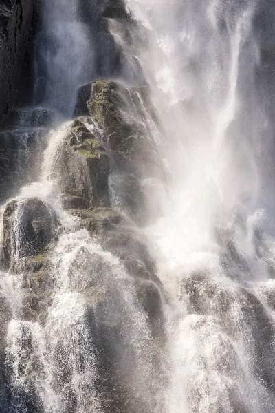 Wodospad Lysefjord Łodzi Lysefjord Stavanger Norwegii — Zdjęcie stockowe