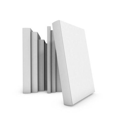 Beyaz Arkaplan Üzerine Kitap Kapağı