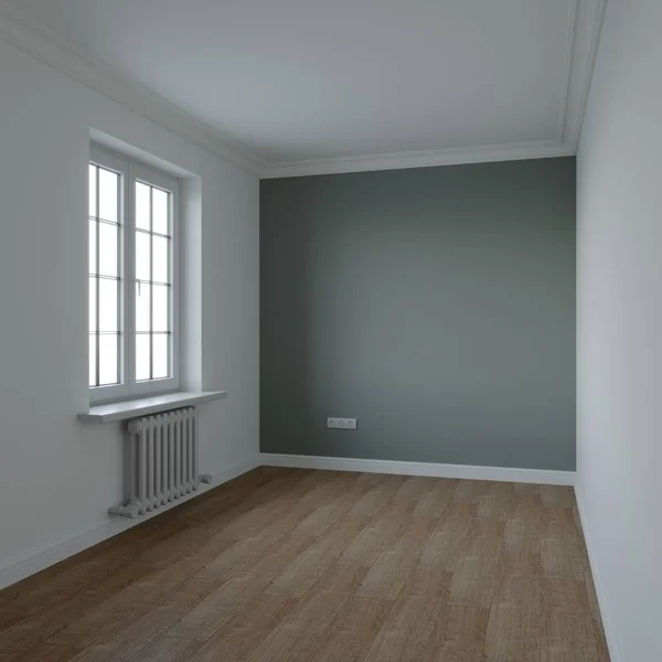 Room without furniture for repair