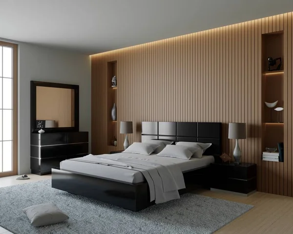 Design Des Schlafzimmers — Stockfoto