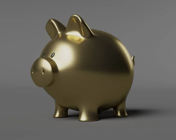 Piggy Para Economizar Dinheiro — Fotografia de Stock