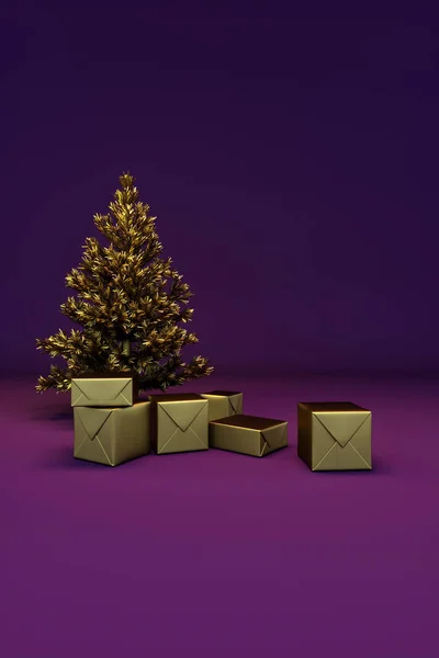 Fundo Brilhante Tema Natal — Fotografia de Stock