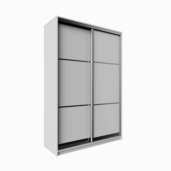 Render Isolated Cabinet White Background — Stock Photo, Image