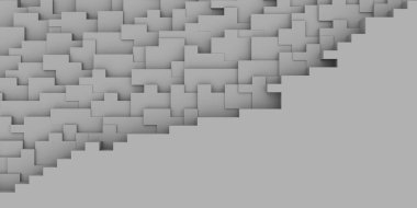 3 boyutlu görüntüleme. Parlak ve dinamik boş şablon.