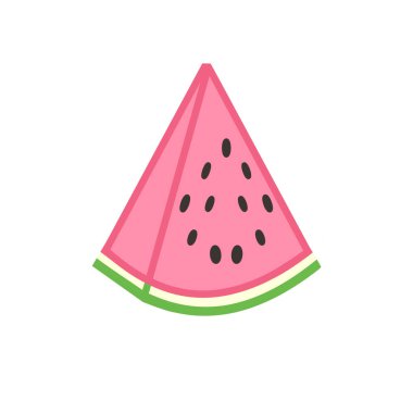 Komik bir karpuz dilimi çizimi.