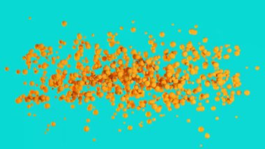 Dinamik metin animasyonu. Satış indirimleri. 3d hazırlayıcı