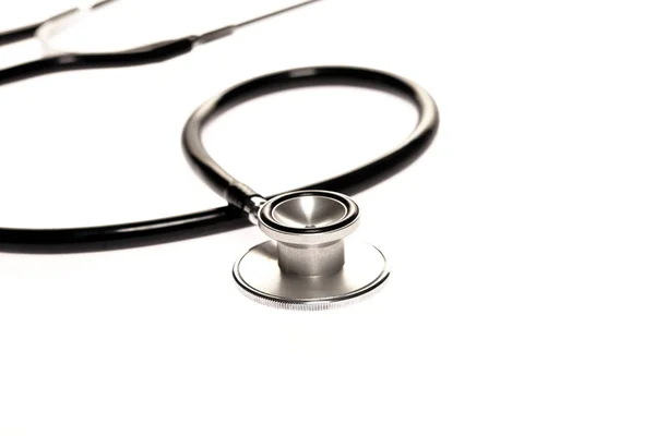 Close up view of stethoscope isolated on white background. — Stock Photo, Image