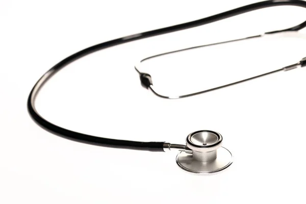 Close up view of stethoscope isolated on white background. — Stock Photo, Image