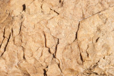 Koyu kahverengi renkli doğal bir taş. Düz olmayan bir dokusu var.