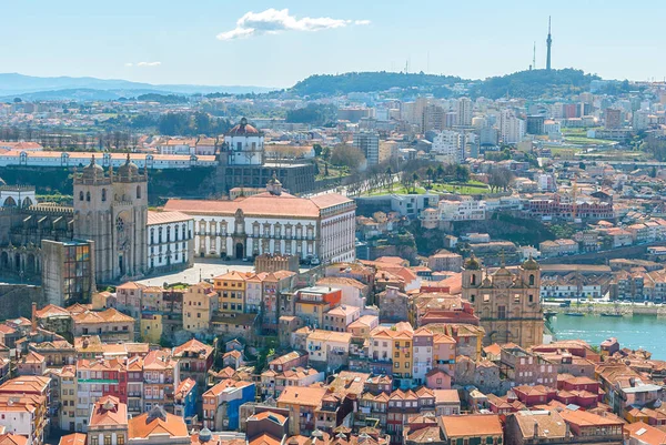 Aerial View Old City Porto Portugal — Stock Photo, Image