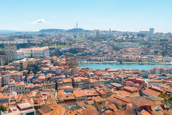 Aerial View Old City Porto Portugal — Stock Photo, Image