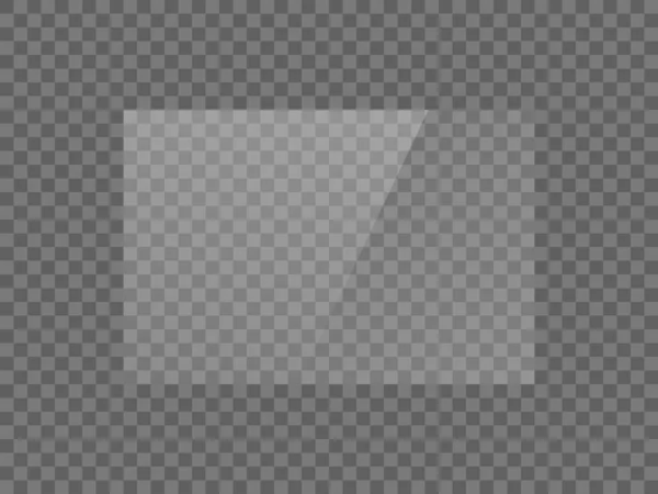 Cam, plastik veya akrilik pencere için vektör ayna yansıma dokusu. png dikdörtgen şekli 3 x 2 parlak, parlak, ışık, parlaklık, temiz tabak.