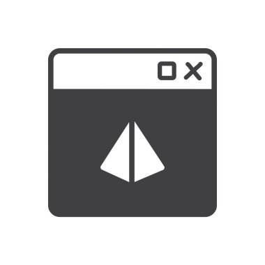 Üçgen pencere 3d yazdırma Normal simgesi