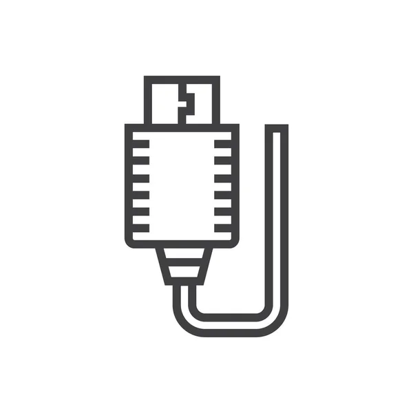 Usb 适配器图标矢量设计 eps10. — 图库矢量图片