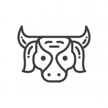 İnek çiftliği simge vektör tasarım destek eps10.