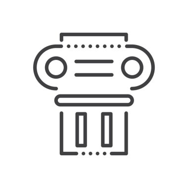  Noktalı antik sütunlar simgesi