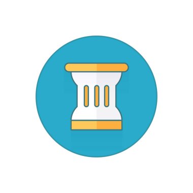  Antik sütunlar kutsal kişilerin resmi düğme