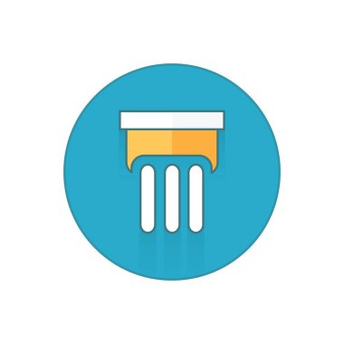  Antik sütunlar kutsal kişilerin resmi düğme