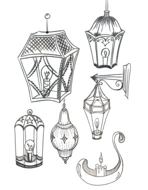 Vintage lambalar: sokak lambaları, kerasin ve gaz lambaları