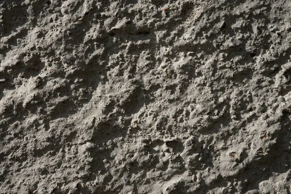 Brauner Gehärteter Beton Der Sonne Schatten Auf Dem Beton — Stockfoto