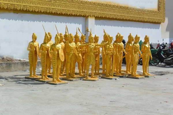 Guerreros dorados Angkor Wat — Foto de Stock