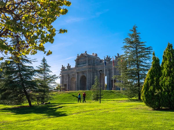 Torrejon Ardoz Madrid Espagne 2019 Réplique Puerta Alcala Madrid Dans — Photo