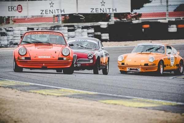 Circuito Jarama Madrid España Abril 2016 Porsche 911 Una Carrera —  Fotos de Stock