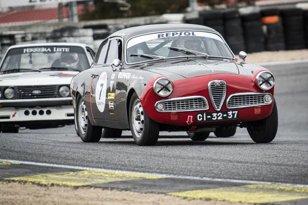 Circuit Jarama Madrid Spain April 2016 Alfa Romeo Giulietta Sprint — Stock Photo, Image