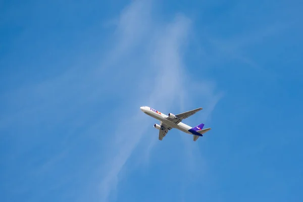 San Sebastián Los Reyes Madrid España 2020 Avión Compañía Fedex —  Fotos de Stock