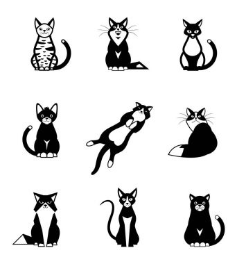 Evde beslenen hayvan dükkan için vektör logo tasarım şablonu.