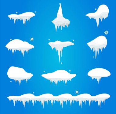 Kar yağışı ve hareketli kar taneleri.