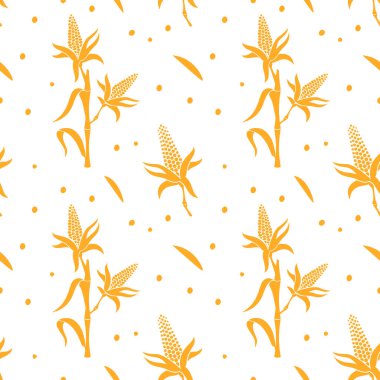 Mısır ile Seamless modeli. Kağıt veya kumaş sarma için şablon tasarım.